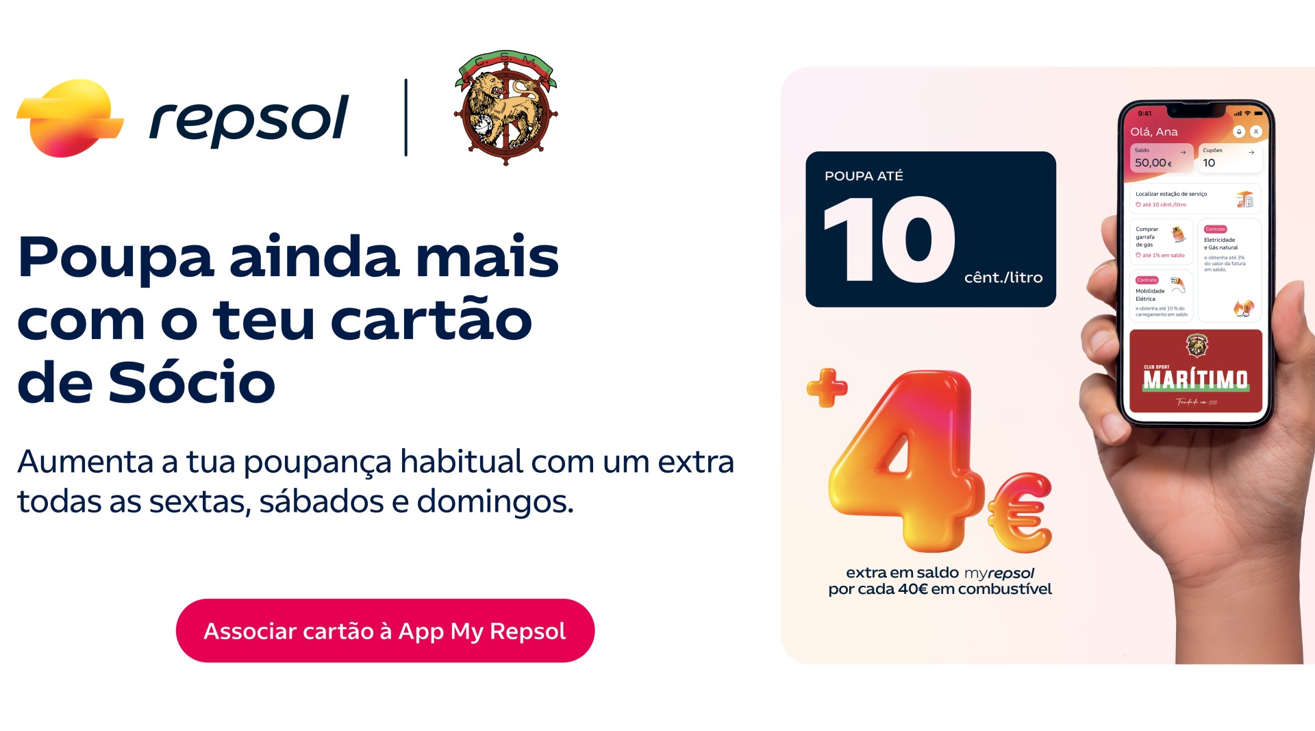 Sócios do Marítimo têm vantagens extra na Repsol